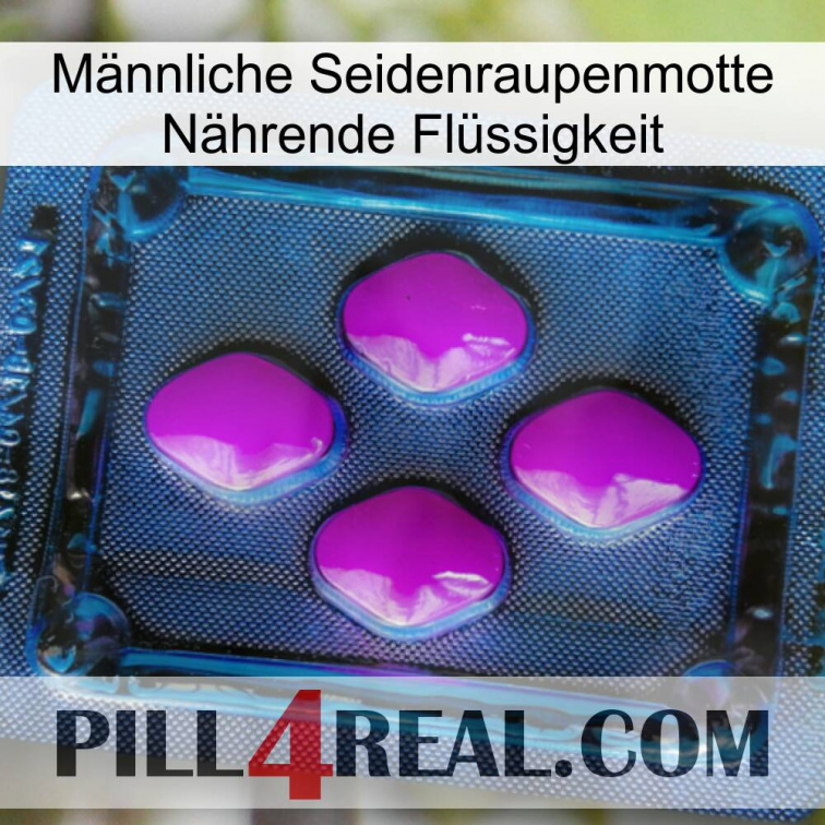 Männliche Seidenraupenmotte Nährende Flüssigkeit 04